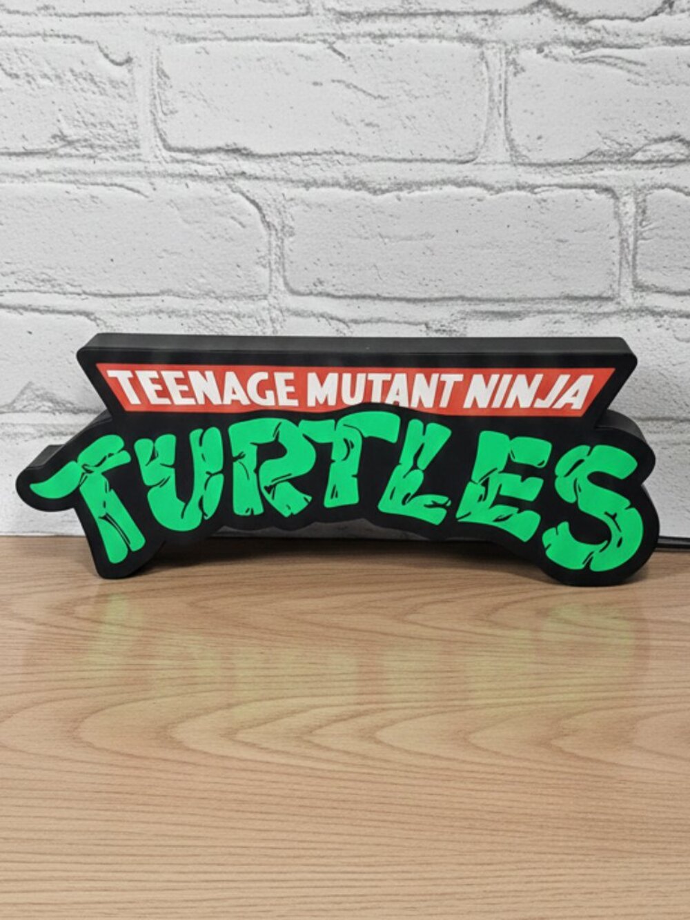 Teenage Mutant Ninja Turtles TMNT 9" in LED Light Box USB 3D Printed Retro Lamp